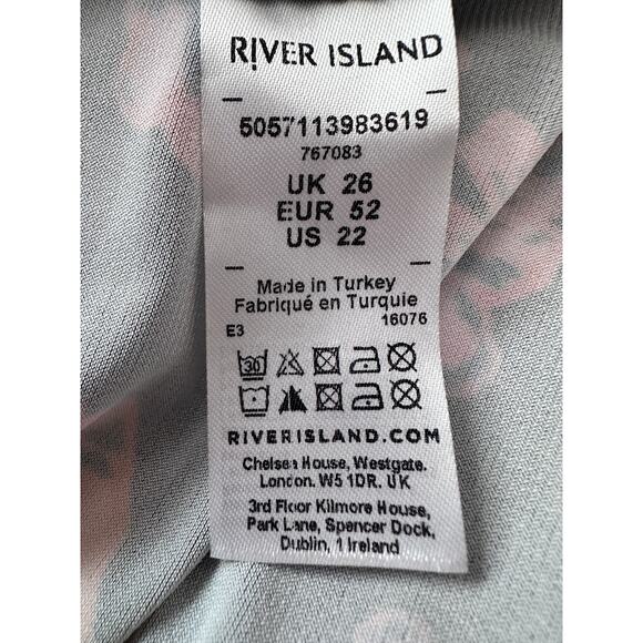 River Island Plus 90s Poolside Floral Maxi Dress | Size 22 | NWT - Picture 7 of 8